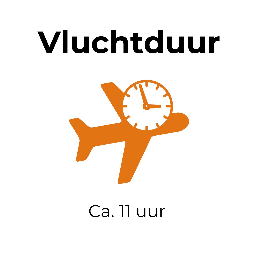 Zuid-Afrika-Vluchtduur