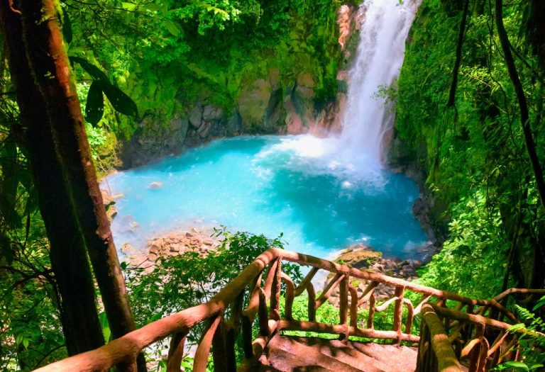 Deze adembenemende waterval met felblauw water, gelegen in het Tenorio Volcano National Park, is een absolute must tijdens je vakantie Costa Rica. Rio Celeste is een van de mooiste natuurlijke bezienswaardigheden en perfect in te passen in een rondreis Costa Rica vol natuur en rust.